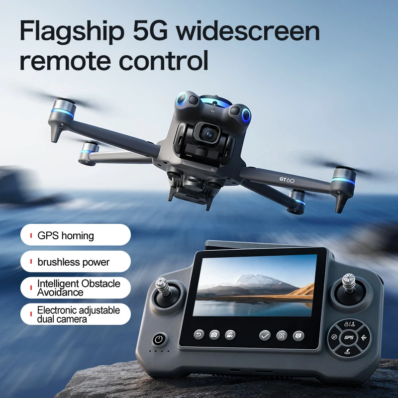 GT60 4K/6K/8K Camera GPS Drone - огляд і ціна Drone Gps Mount