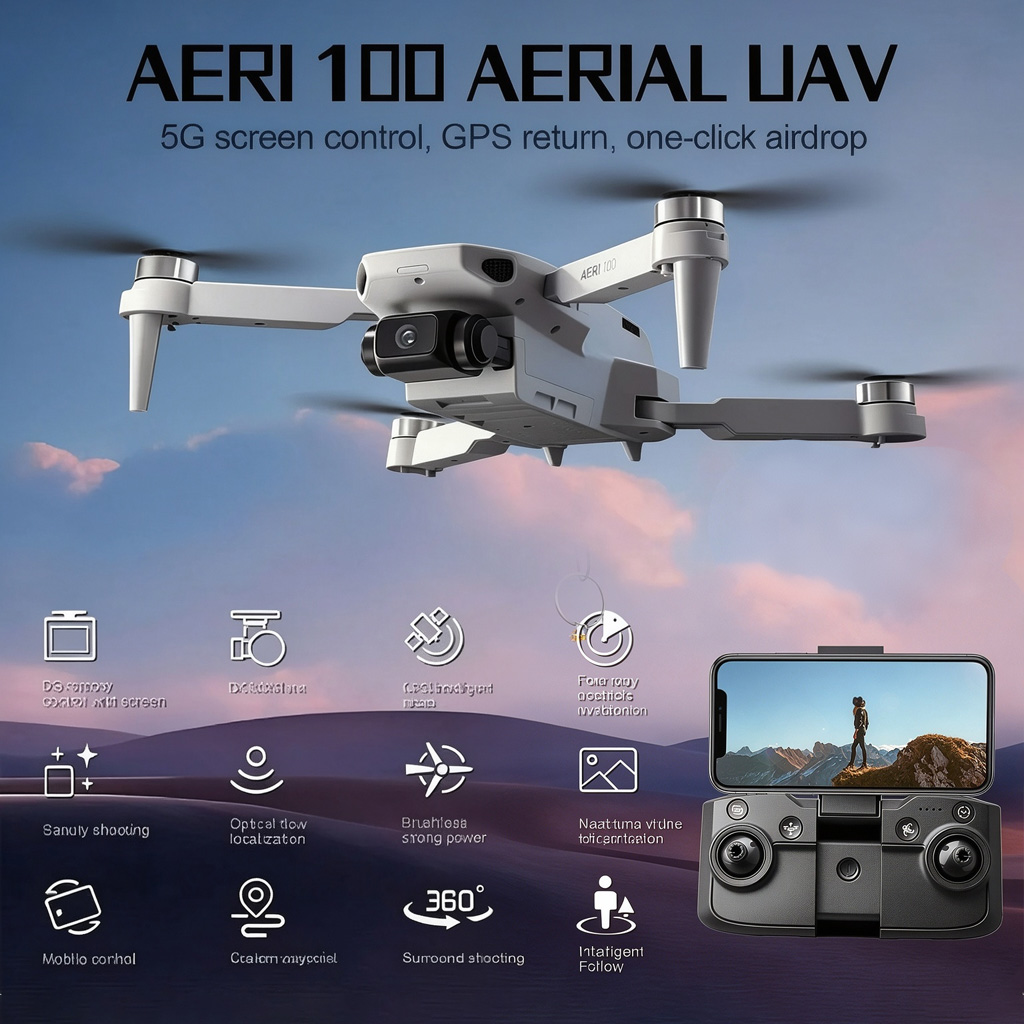 NEW Aeri100 Mini Drone 8K HD D - огляд і ціна Drone Propeller Guard